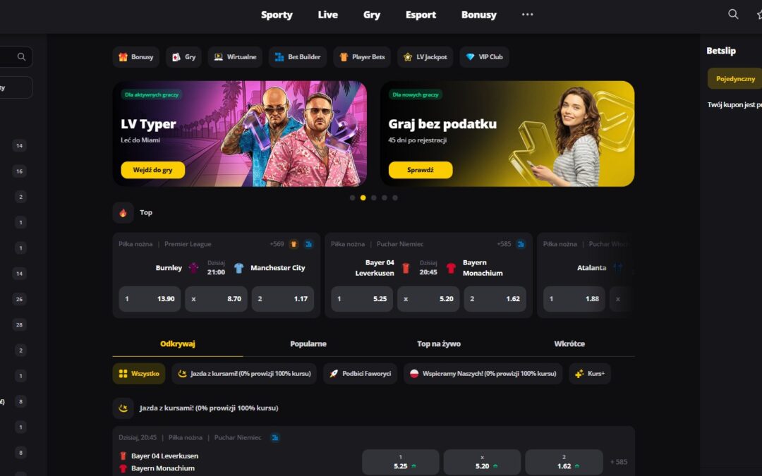 Freebety w LV BET – darmowe zakłady jako stała część oferty promocyjnej